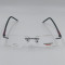 Kezar Stock Extra Frameless Transparent Men Eyeglasses